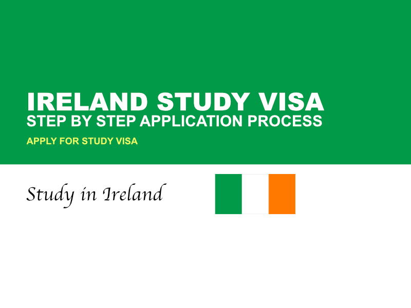 Ireland Study Visa step by step application process